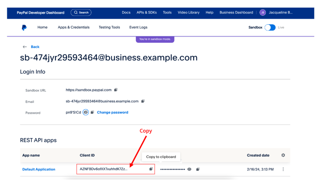 Business Account
